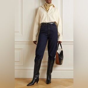 Totême⁢ Washed Cotton Shirt in Sand